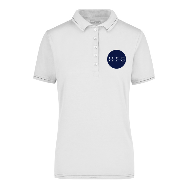 HFC White Collection - Ladies' Elastic Polo Miniaturansicht